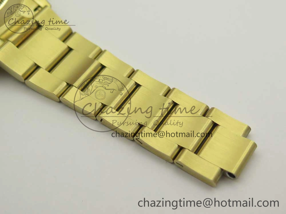 Daytona 116508 ARF 1:1 Best Edition YG Plated 904L SS Case and Bracelet Black Dial A4130 Super Clone V2