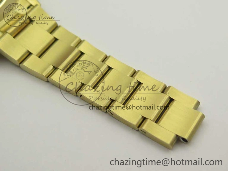 Daytona 116508 ARF 1:1 Best Edition YG Plated 904L SS Case and Bracelet White Dial A4130 Super Clone V2