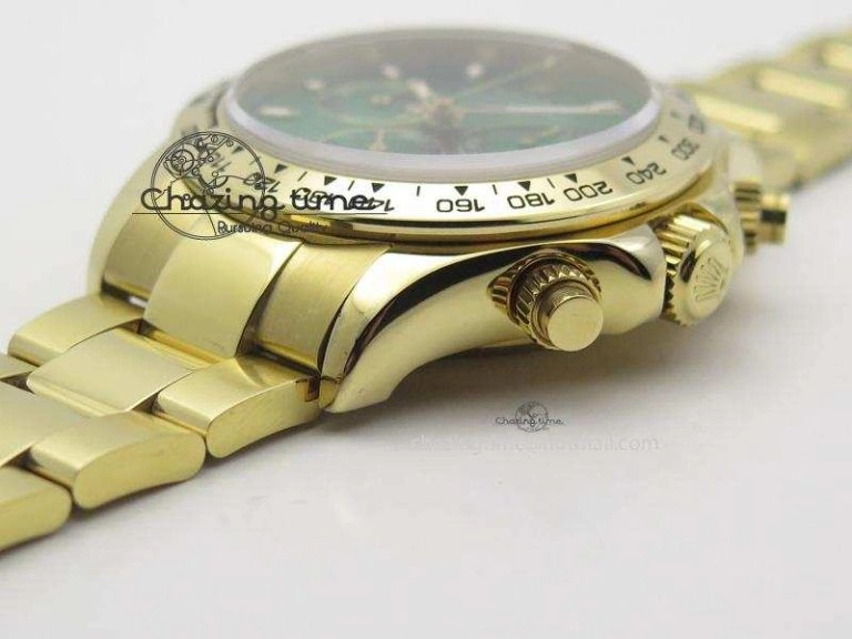 Daytona 116508 BP Maker Best Edition YG Green Dial On YG Bracelet A7750