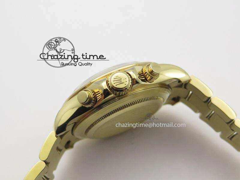 Daytona 116508 BP Maker Best Edition YG Green Dial On YG Bracelet A7750