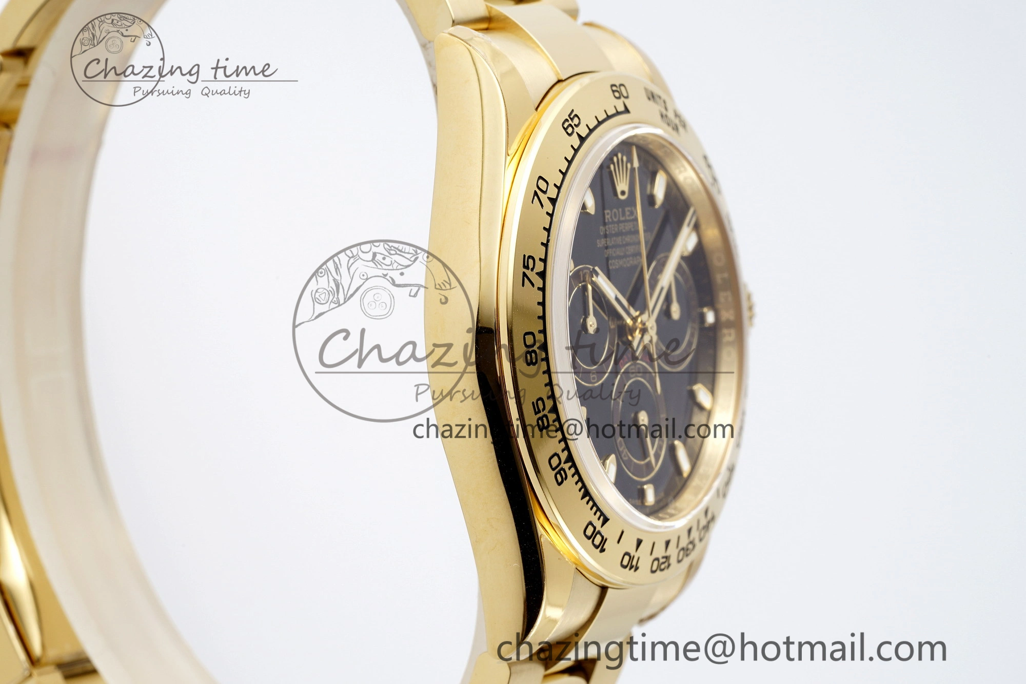 Daytona 116508 BTF 1:1 Best Edition Black Dial on YG Bracelet SA4130