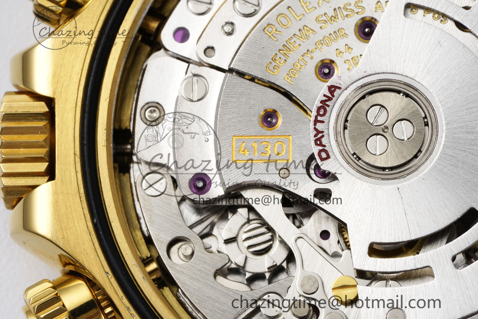 Daytona 116508 BTF 1:1 Best Edition Black Diamonds Dial on YG Bracelet SA4130