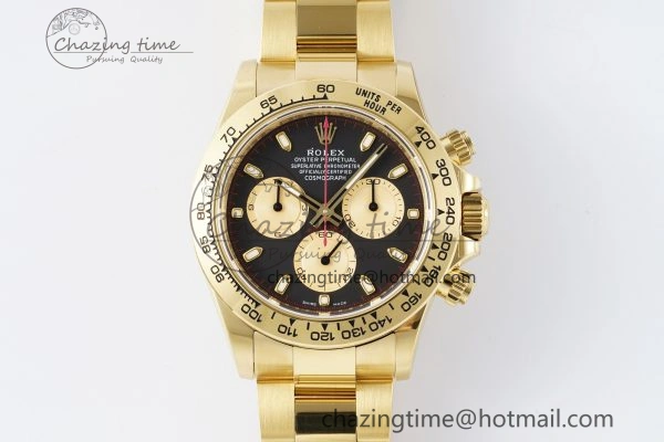 Daytona 116508 BTF 1:1 Best Edition Black YG Dial on YG Bracelet SA4130