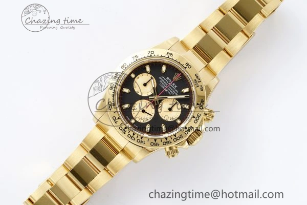 Daytona 116508 BTF 1:1 Best Edition Black YG Dial on YG Bracelet SA4130