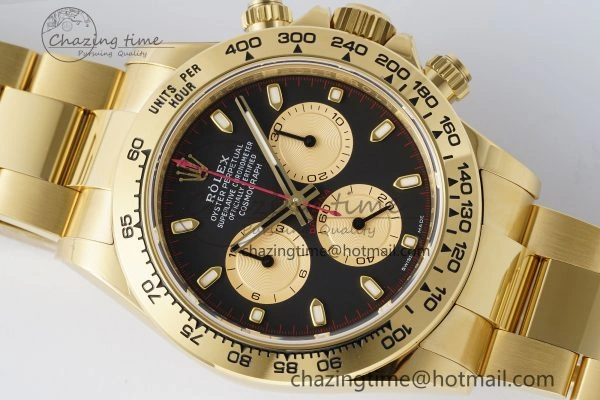 Daytona 116508 BTF 1:1 Best Edition Black YG Dial on YG Bracelet SA4130