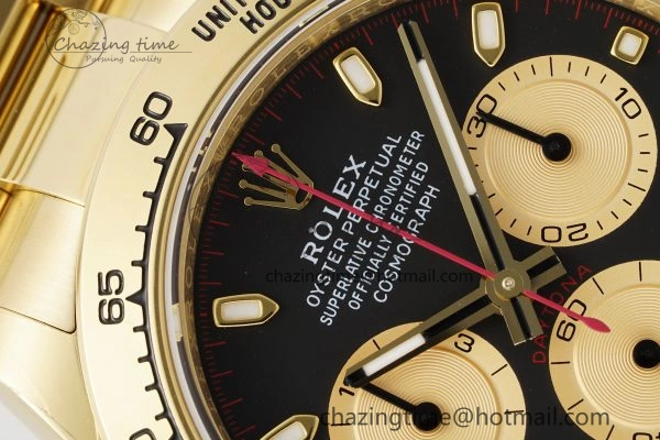 Daytona 116508 BTF 1:1 Best Edition Black YG Dial on YG Bracelet SA4130