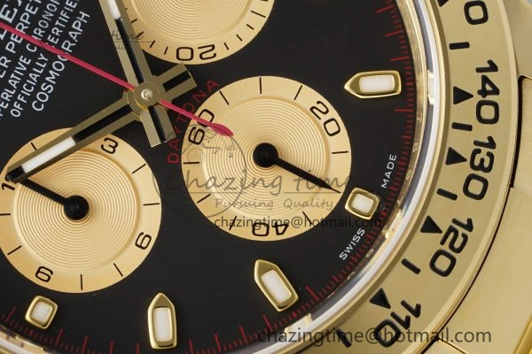 Daytona 116508 BTF 1:1 Best Edition Black YG Dial on YG Bracelet SA4130