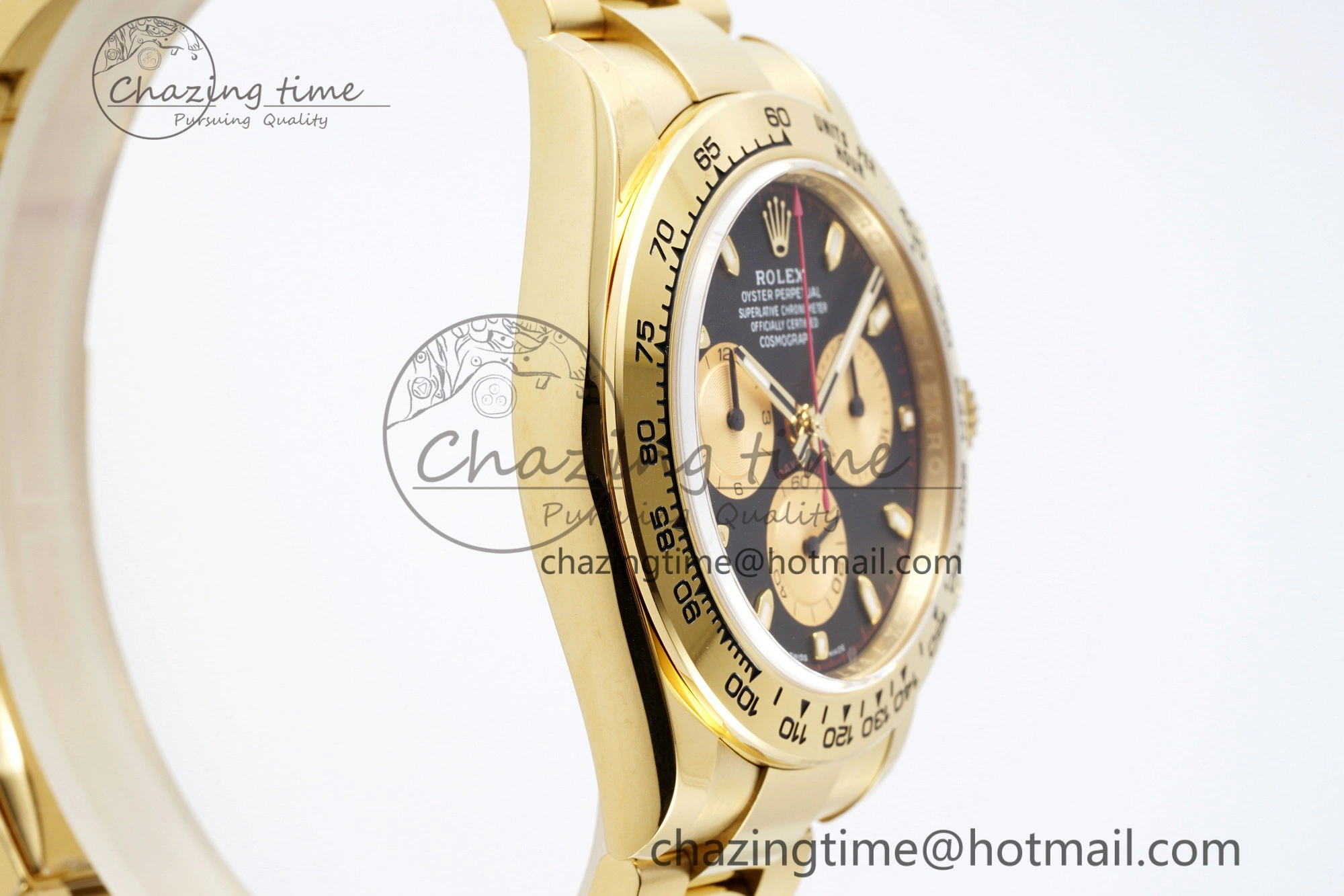 Daytona 116508 BTF 1:1 Best Edition Black YG Dial on YG Bracelet SA4130