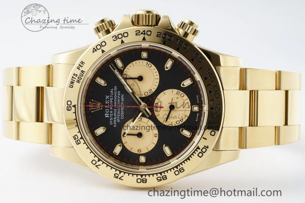 Daytona 116508 BTF 1:1 Best Edition Black YG Dial on YG Bracelet SA4130