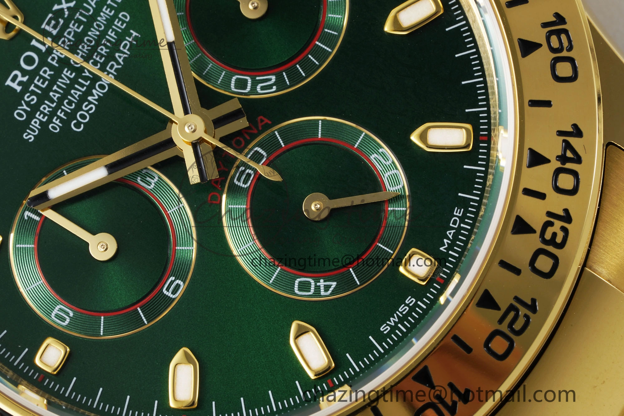 Daytona 116508 BTF 1:1 Best Edition Green Dial on YG Bracelet SA4130