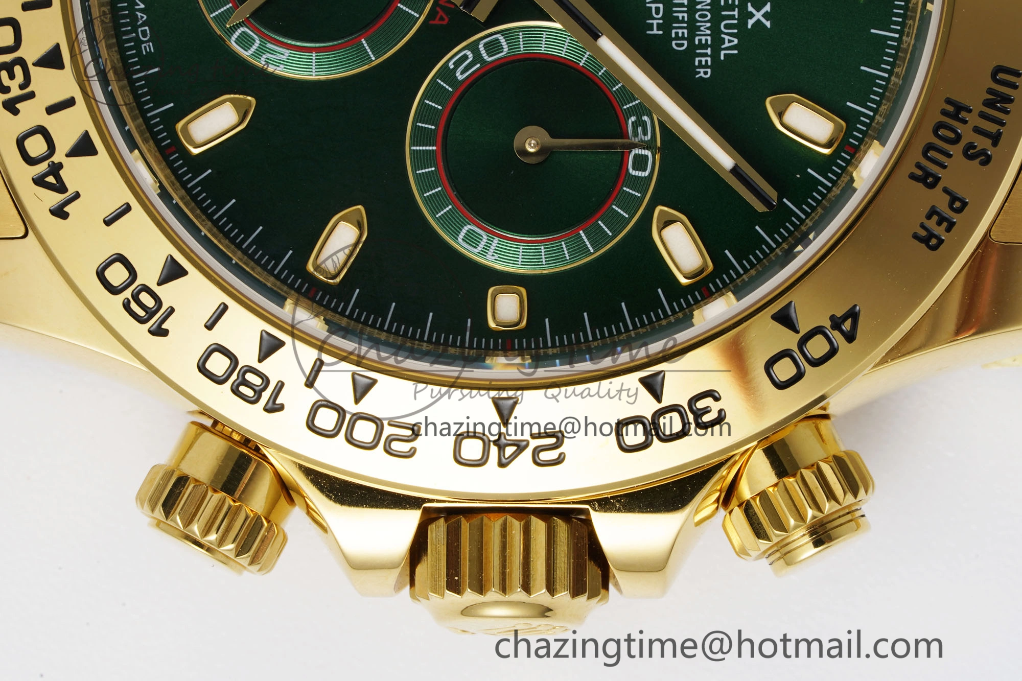 Daytona 116508 BTF 1:1 Best Edition Green Dial on YG Bracelet SA4130