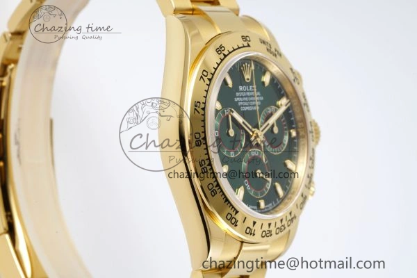 Daytona 116508 BTF 1:1 Best Edition Green Dial on YG Bracelet SA4130