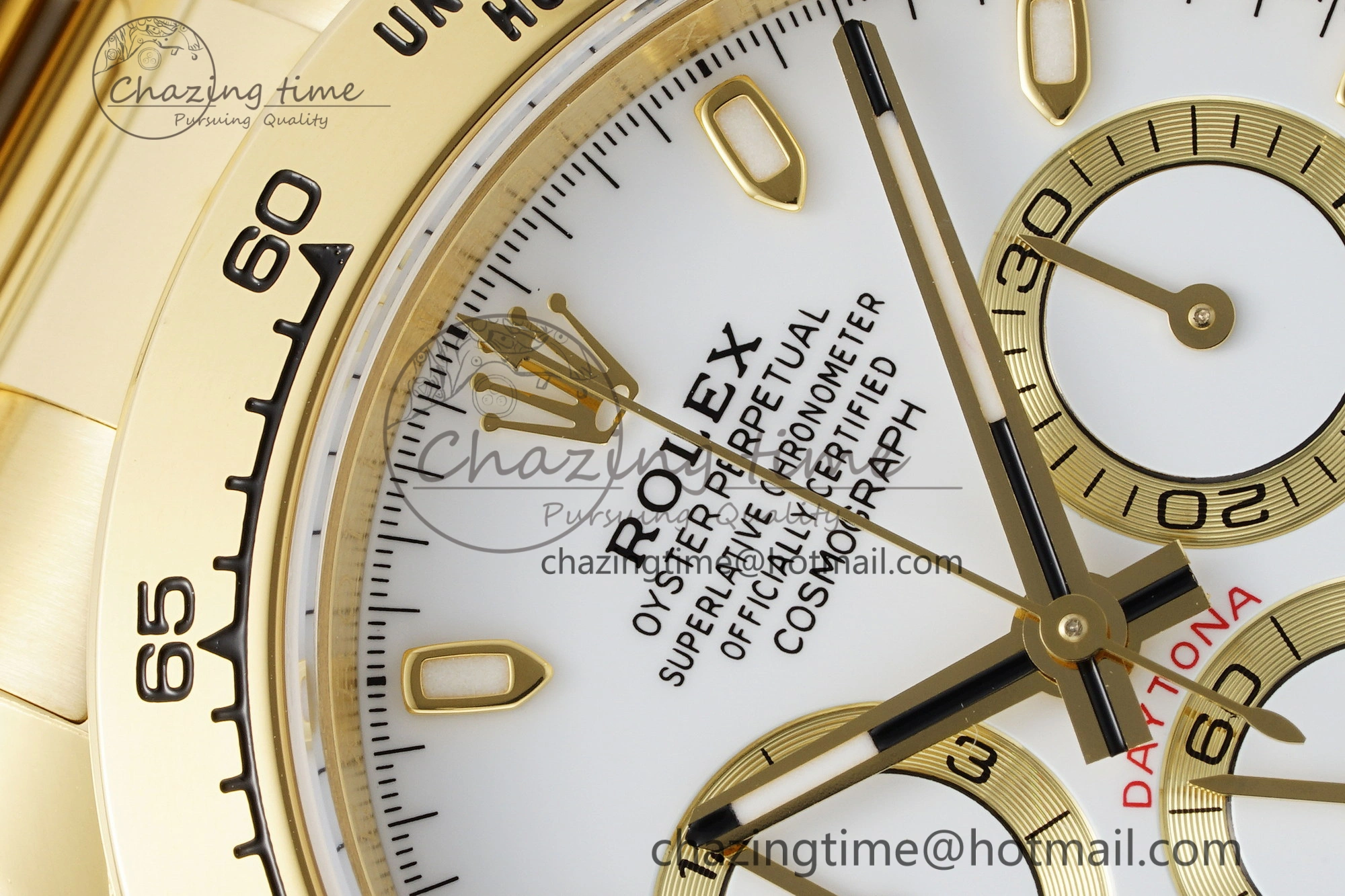 Daytona 116508 BTF 1:1 Best Edition White Dial on YG Bracelet SA4130