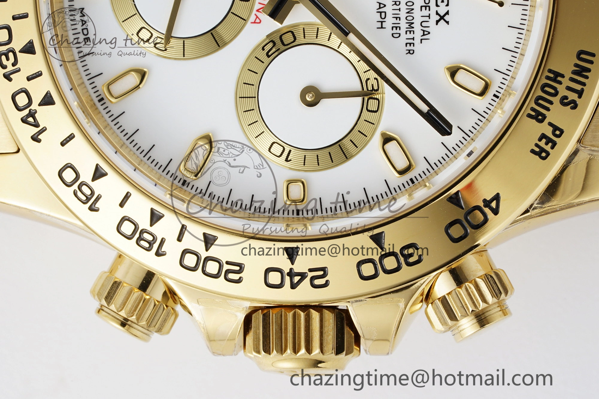 Daytona 116508 BTF 1:1 Best Edition White Dial on YG Bracelet SA4130