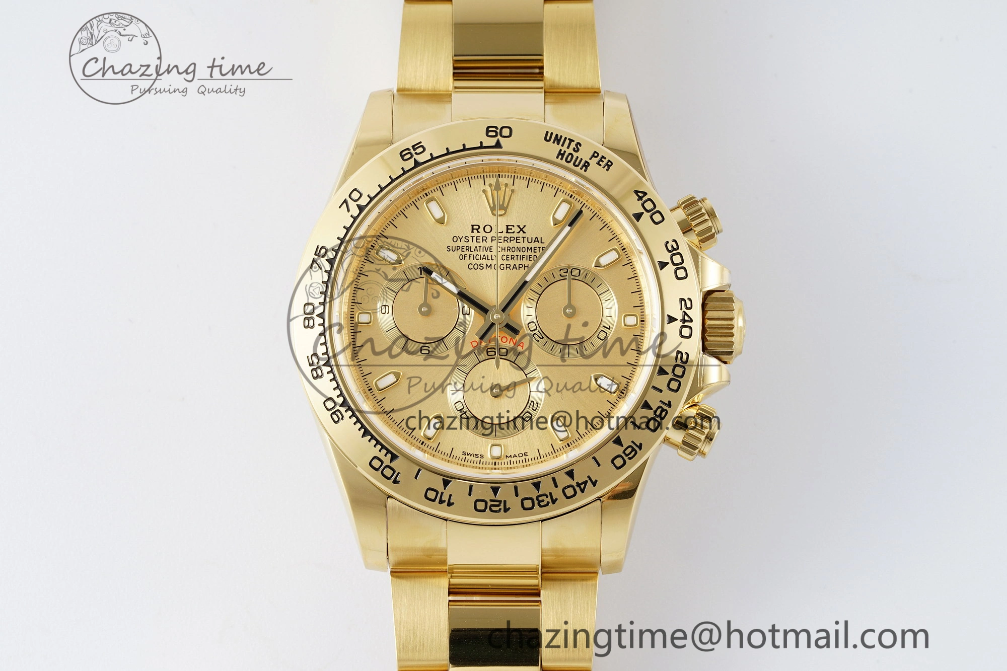 Daytona 116508 BTF 1:1 Best Edition YG Dial on YG Bracelet SA4130