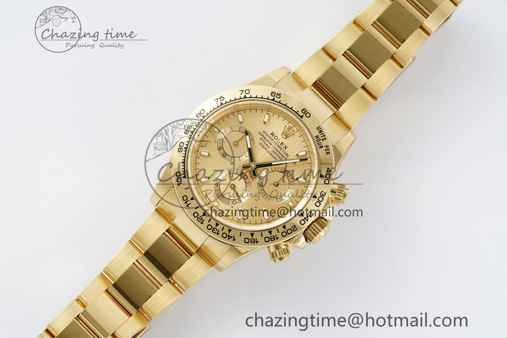 Daytona 116508 BTF 1:1 Best Edition YG Dial on YG Bracelet SA4130