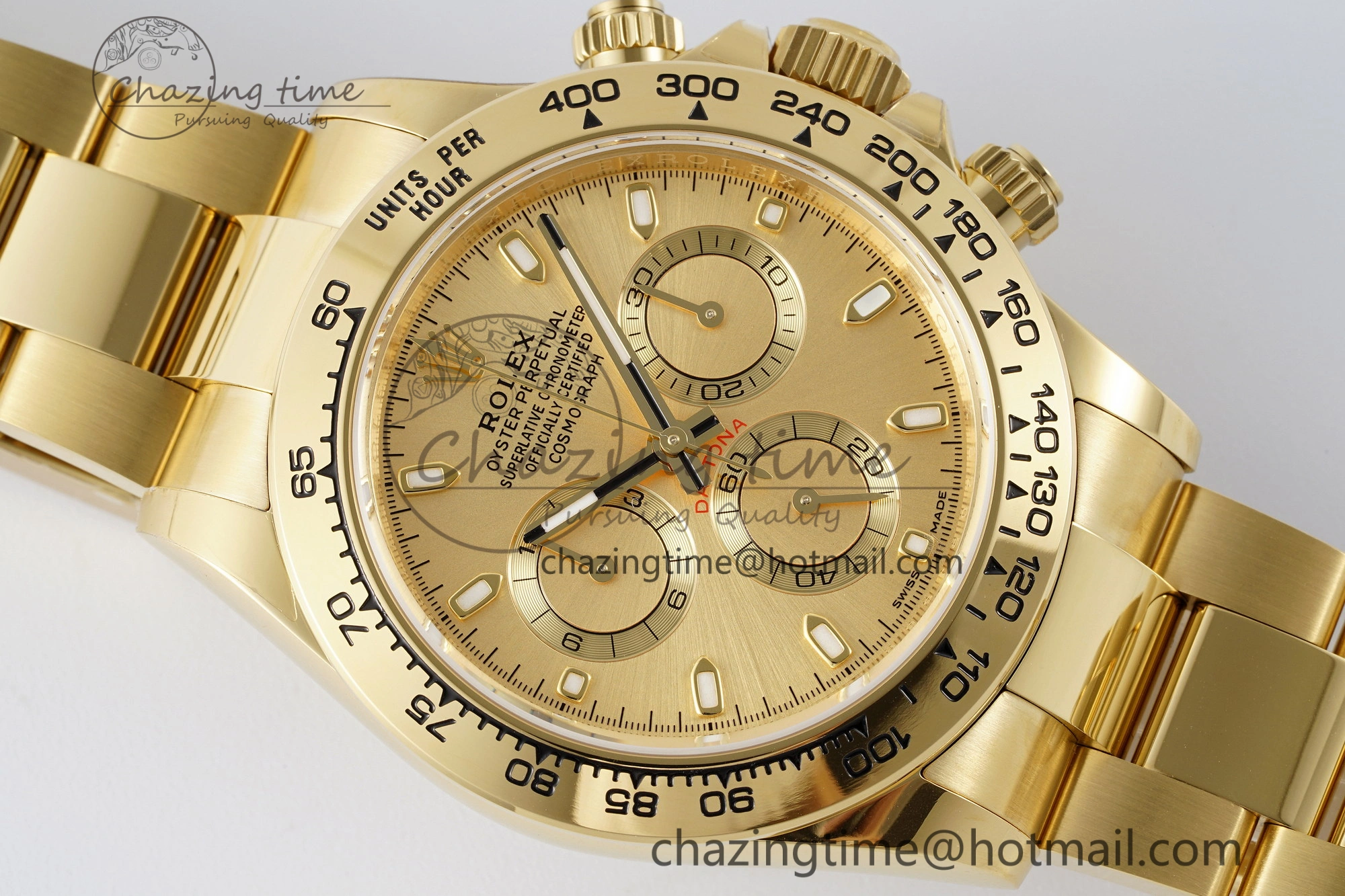 Daytona 116508 BTF 1:1 Best Edition YG Dial on YG Bracelet SA4130