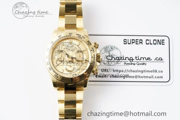 Daytona 116508 BTF 1:1 Best Edition YG Dial on YG Bracelet SA4130