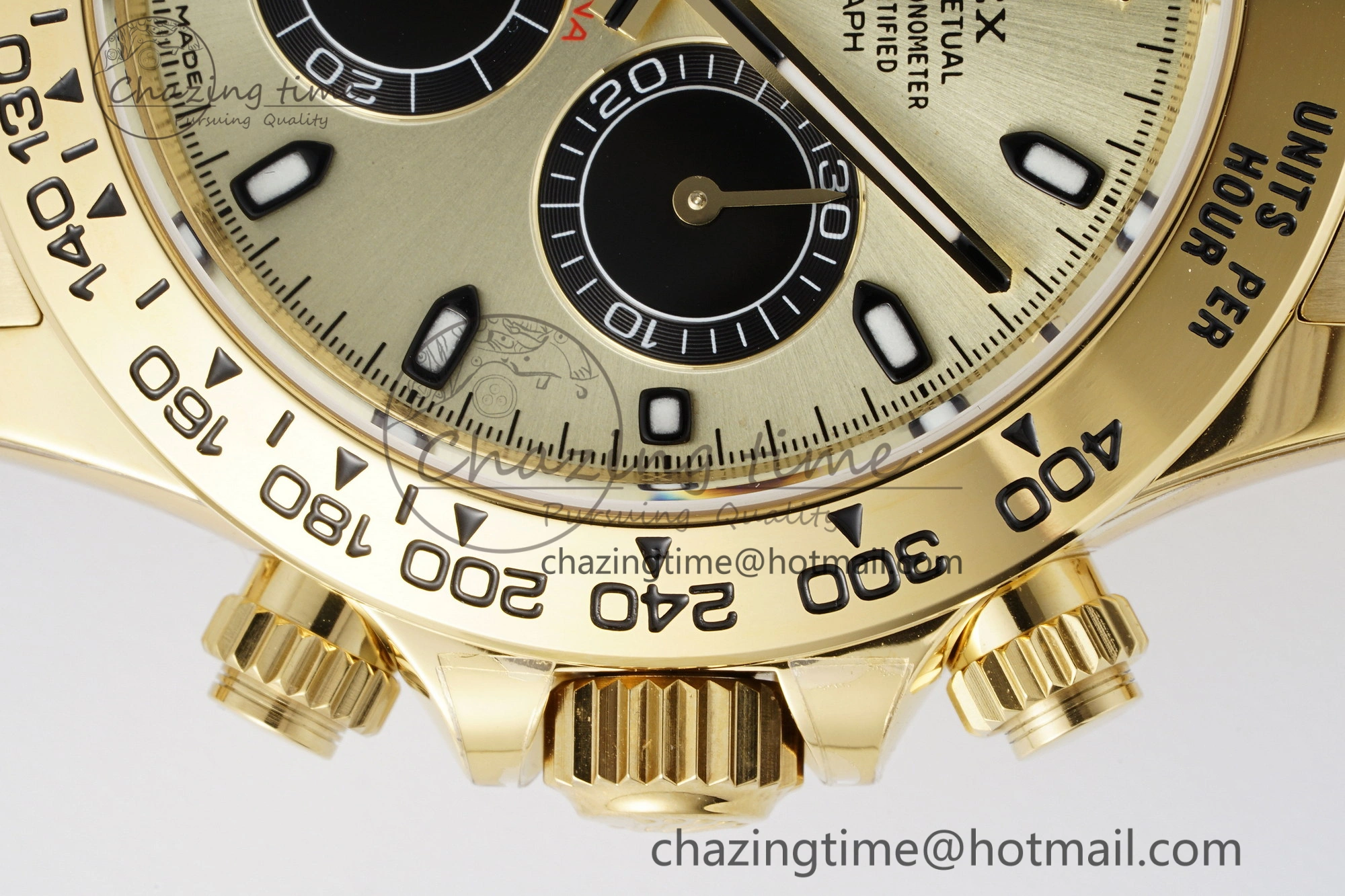 Daytona 116508 BTF 1:1 Best Edition YG Black Dial on YG Bracelet SA4130