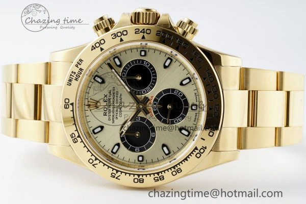 Daytona 116508 BTF 1:1 Best Edition YG Black Dial on YG Bracelet SA4130