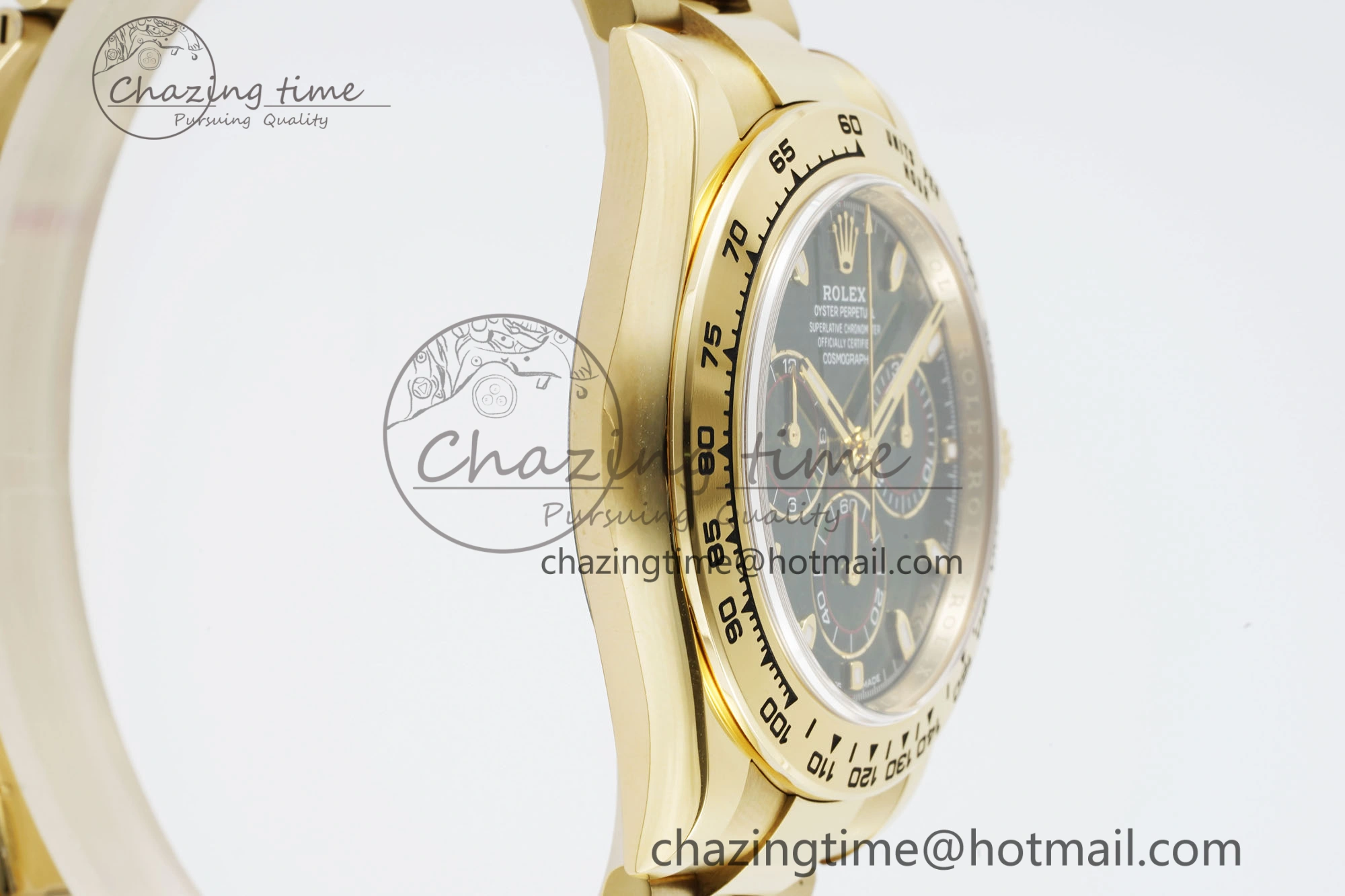 Daytona 116508 Clean 1:1 Best Edition Green Dial on YG Bracelet SA4130 V2