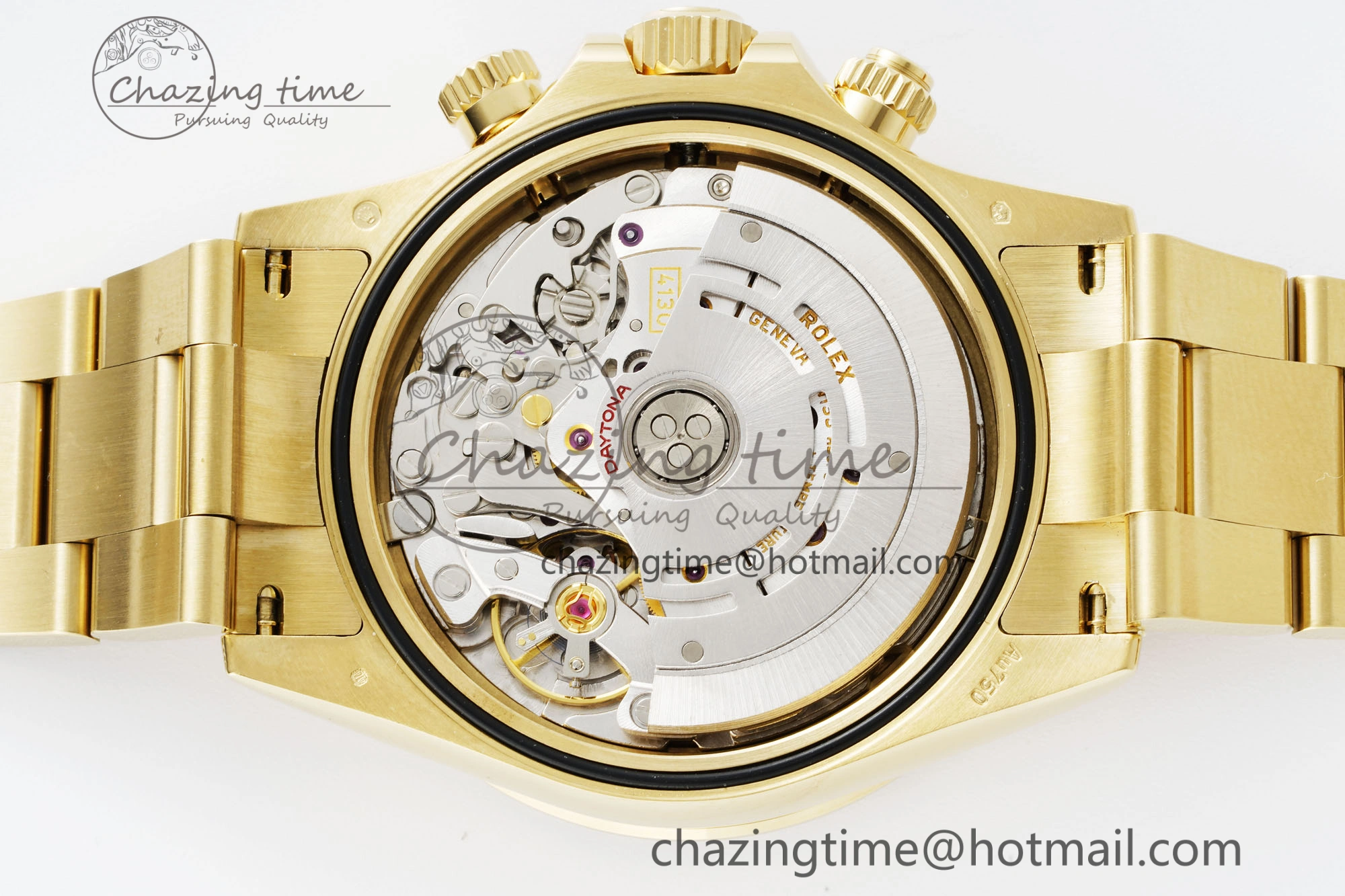 Daytona 116508 Clean 1:1 Best Edition Green Dial on YG Bracelet SA4130 V2