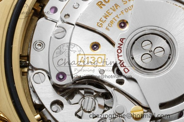 Daytona 116508 Clean 1:1 Best Edition Green Dial on YG Bracelet SA4130 V2
