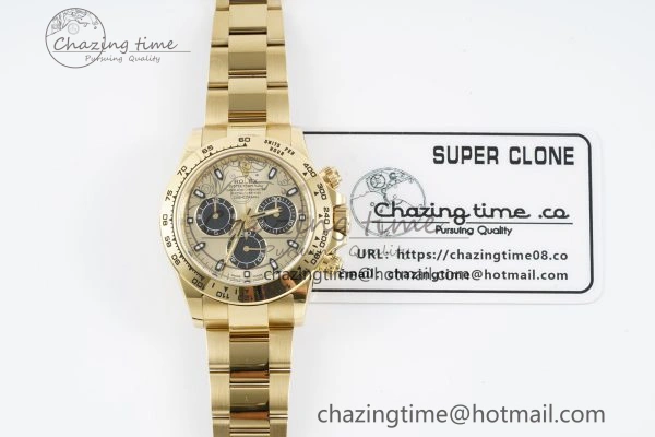 Daytona 116508 Clean 1:1 Best Edition YG Dial on YG Bracelet SA4130 V2