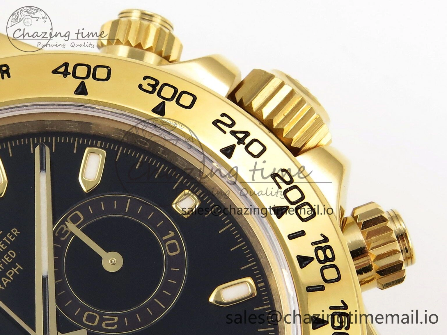 Daytona 116508 KING 1:1 Best Edition Black Dial on YG Bracelet SH4130