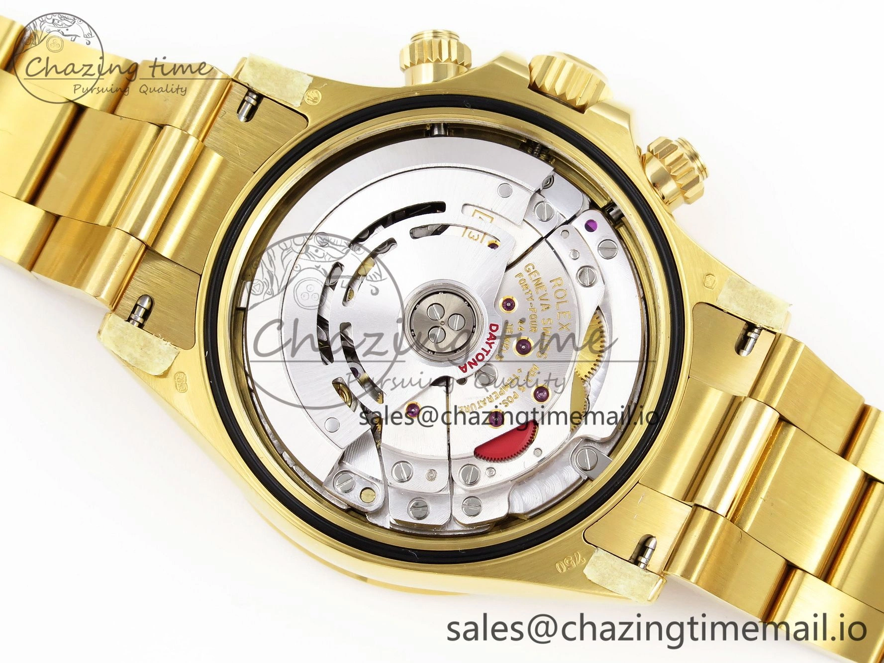 Daytona 116508 KING 1:1 Best Edition Black YG Diamonds Dial on YG Bracelet SH4130