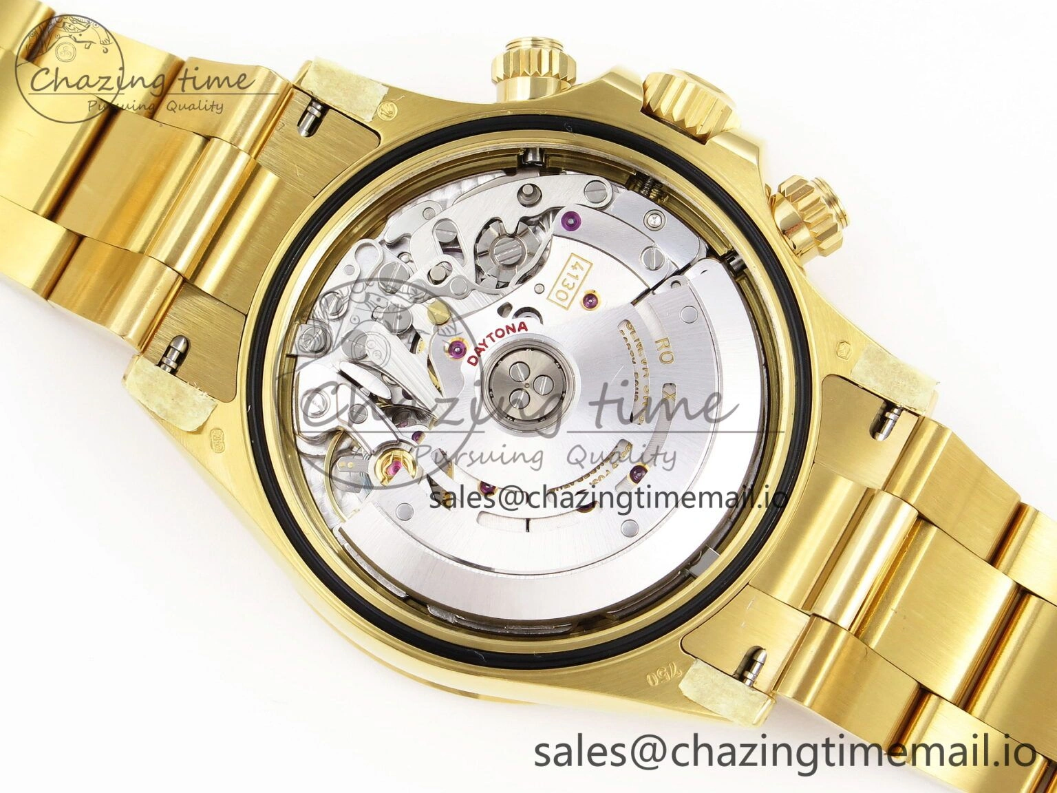 Daytona 116508 KING 1:1 Best Edition Green Dial on YG Bracelet SH4130