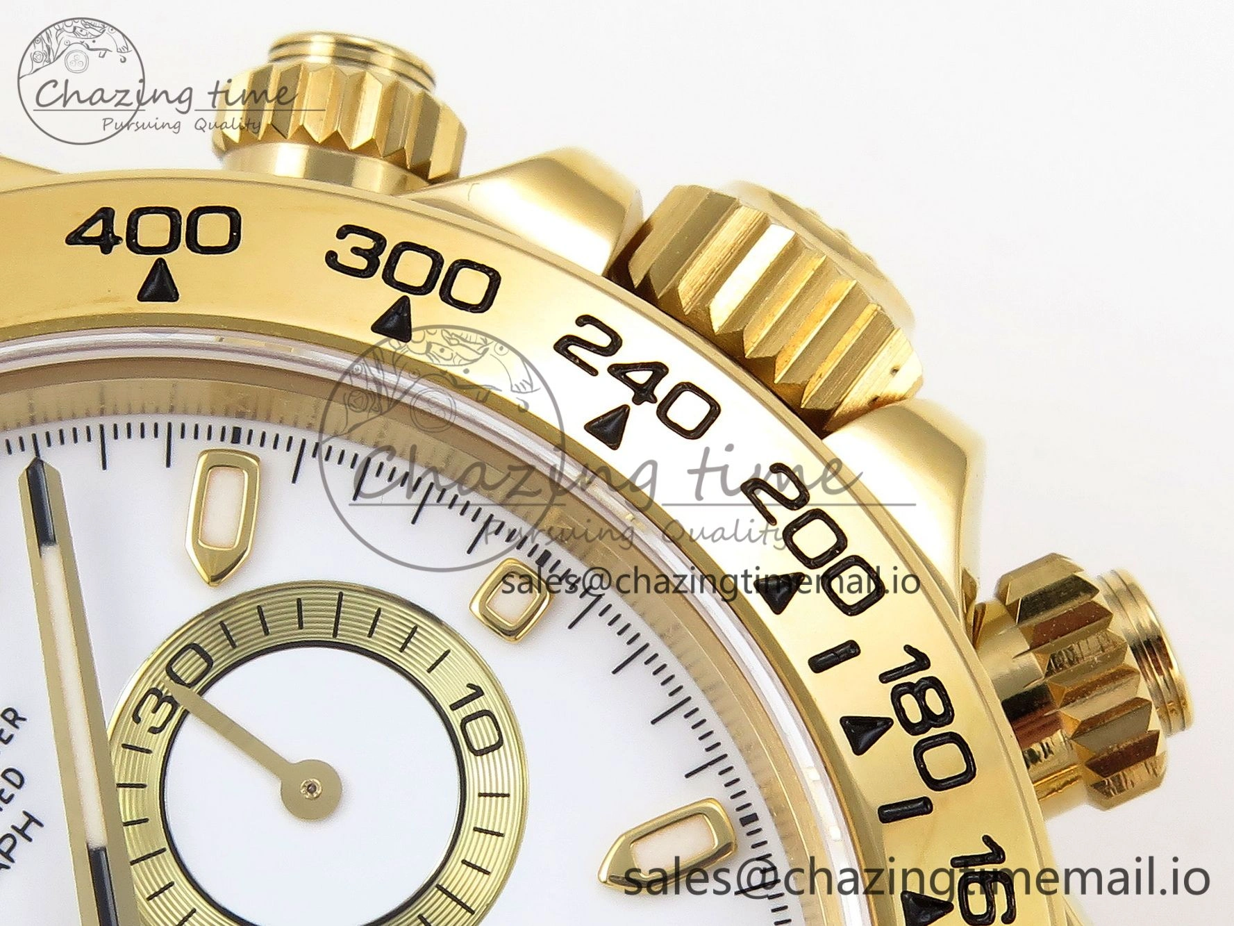 Daytona 116508 KING 1:1 Best Edition White Dial on YG Bracelet SH4130