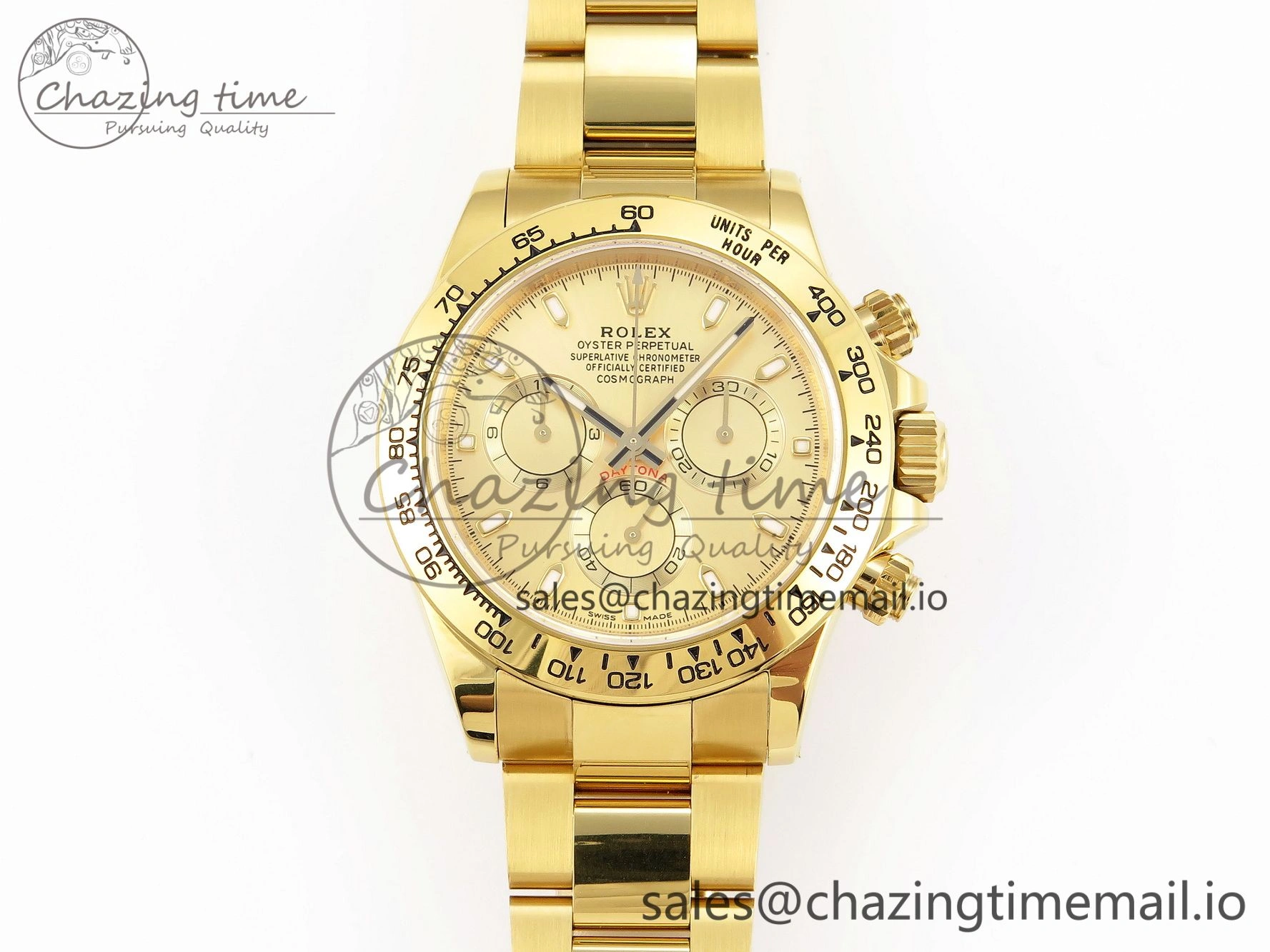 Daytona 116508 KING 1:1 Best Edition YG Dial on YG Bracelet SH4130