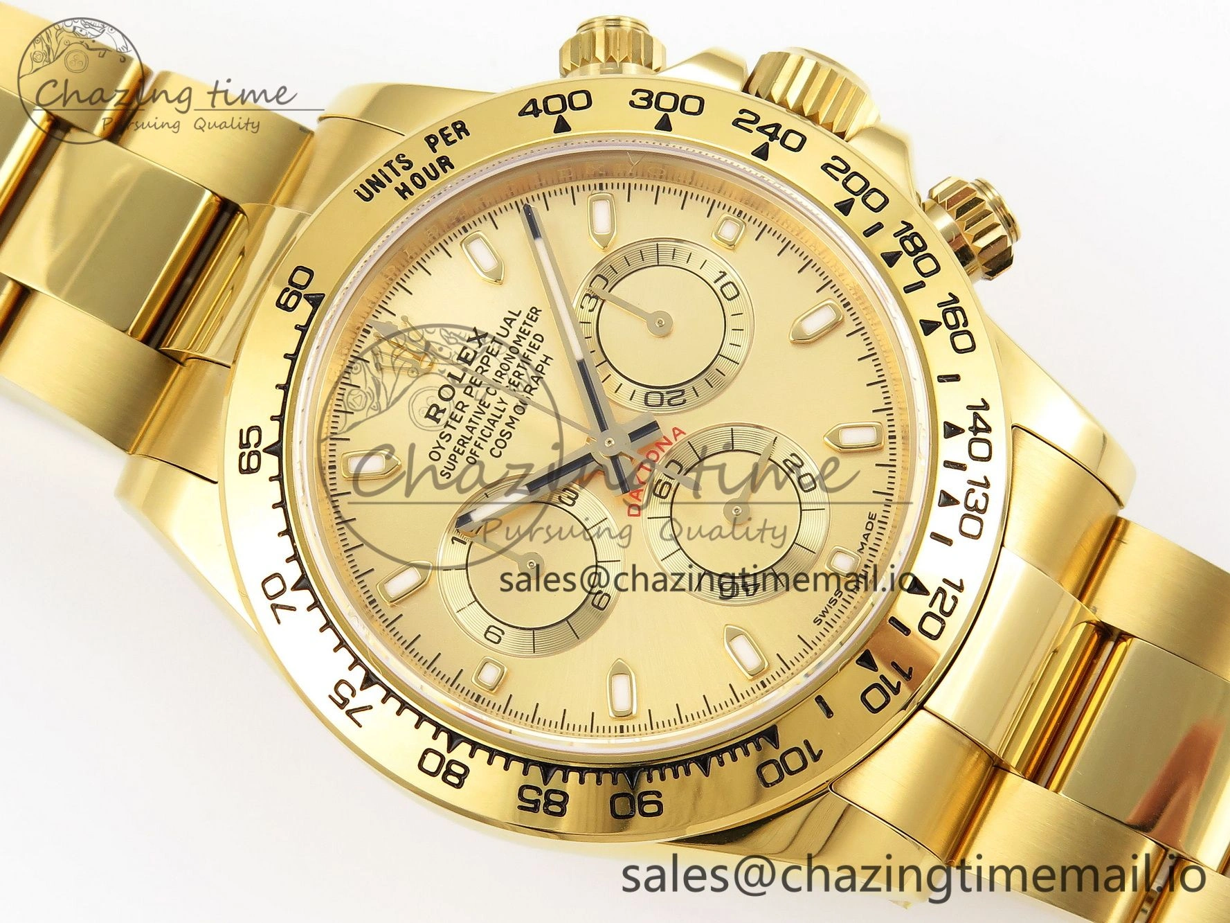 Daytona 116508 KING 1:1 Best Edition YG Dial on YG Bracelet SH4130