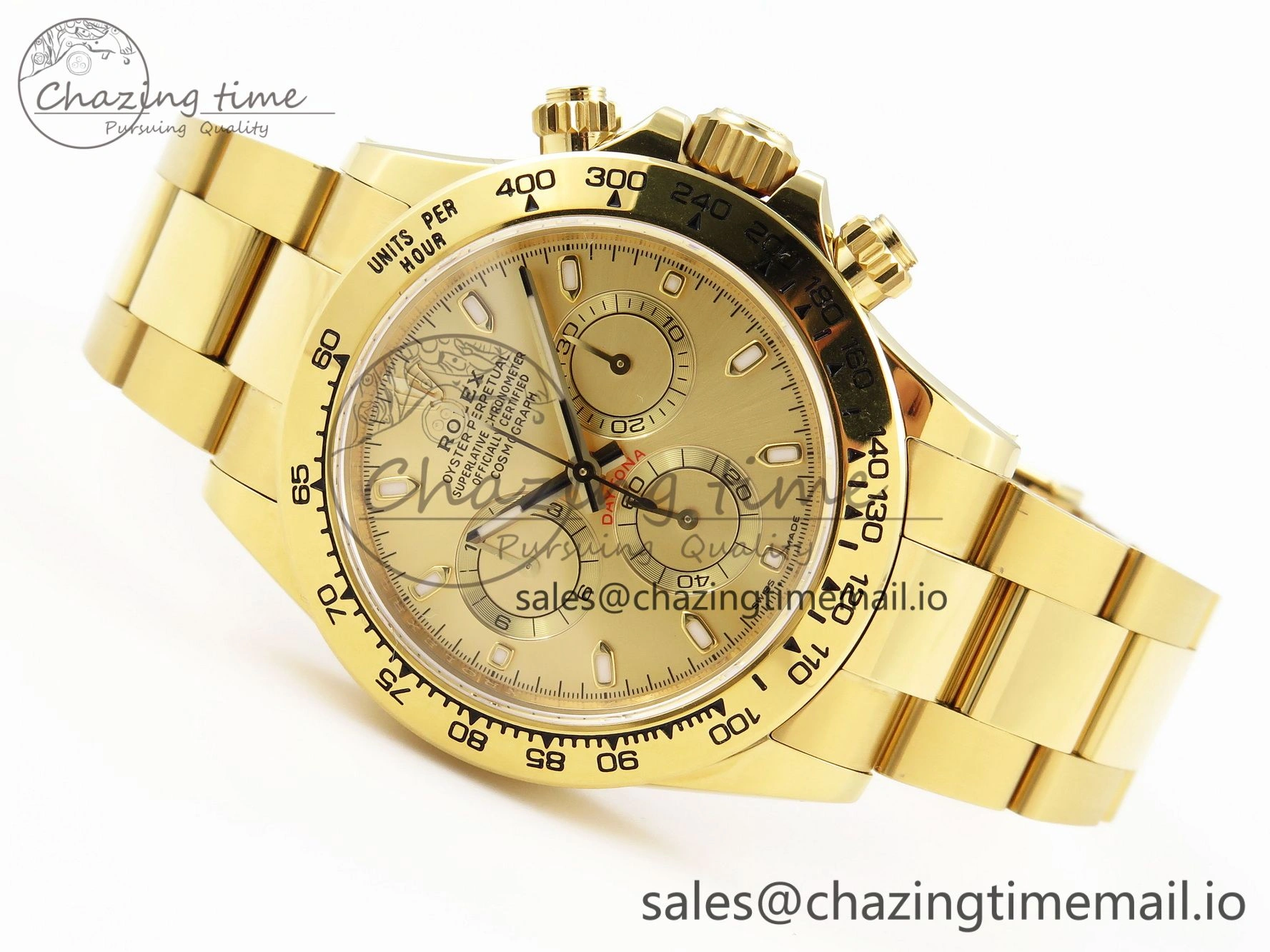 Daytona 116508 KING 1:1 Best Edition YG Dial on YG Bracelet SH4130