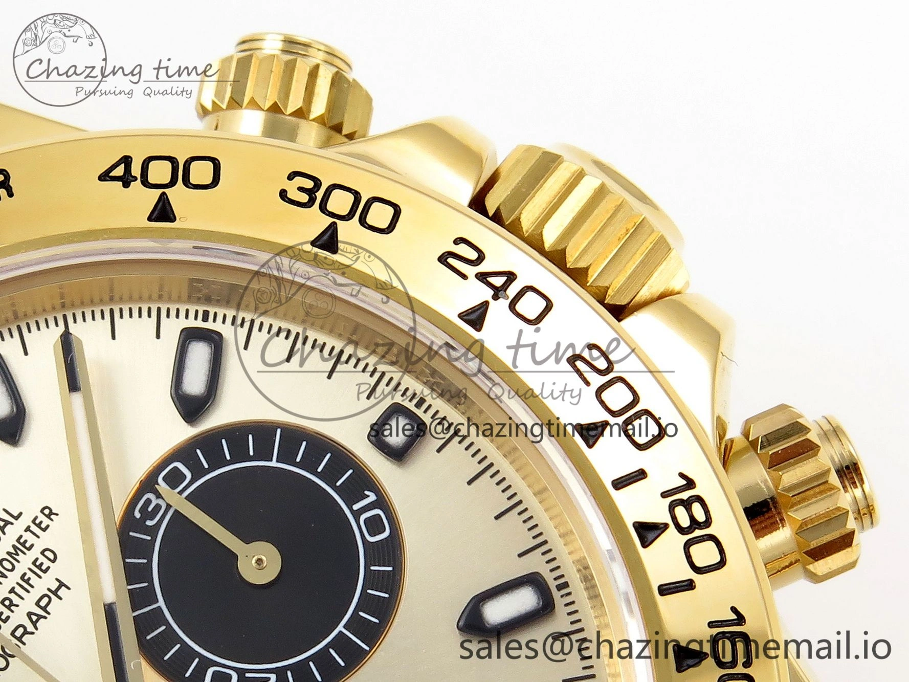 Daytona 116508 KING 1:1 Best Edition YG Black Dial on YG Bracelet SH4130