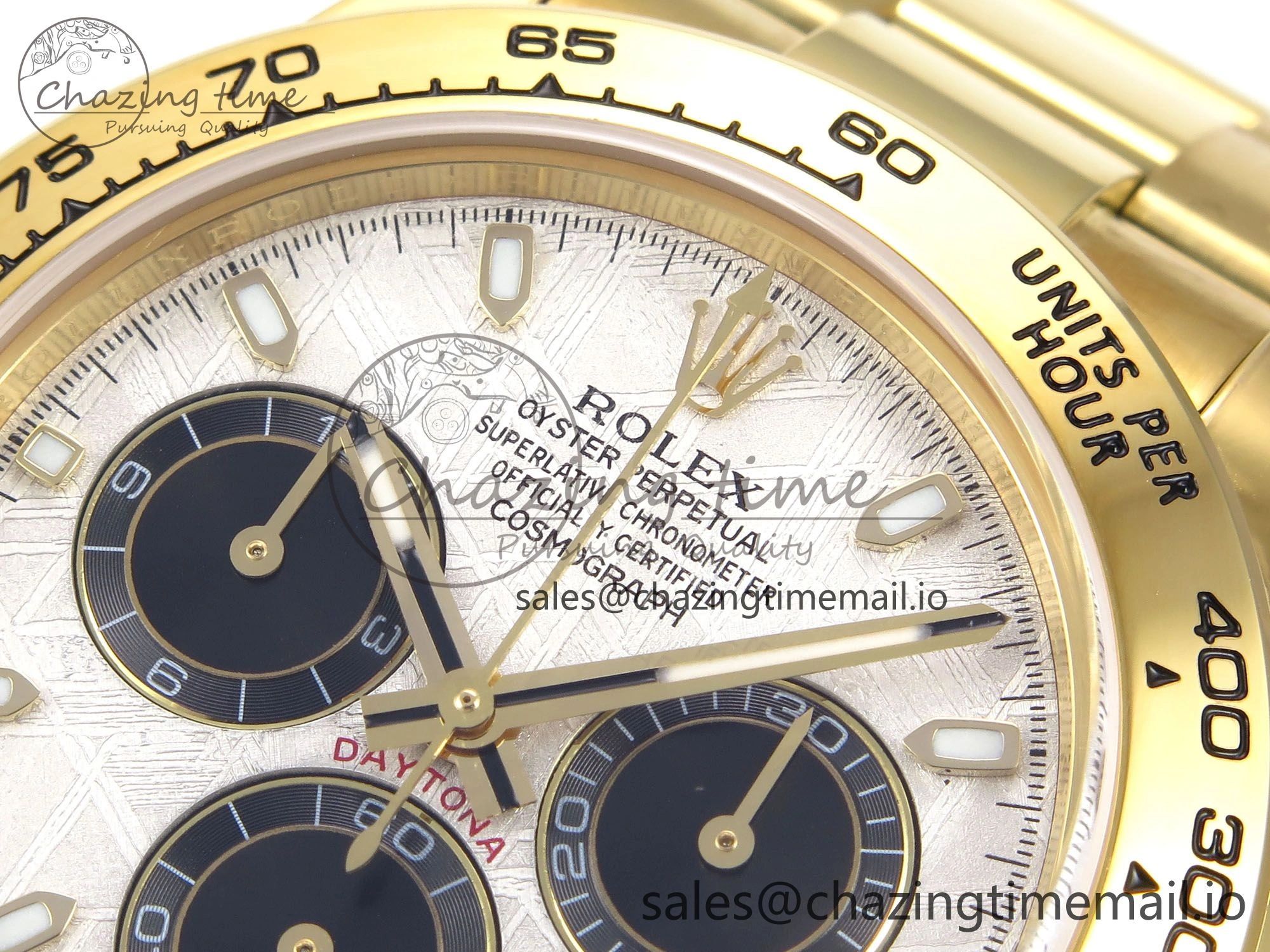 Daytona 116508 N6F 1:1 Best Edition Meteorite Dial on YG Bracelet SA4130