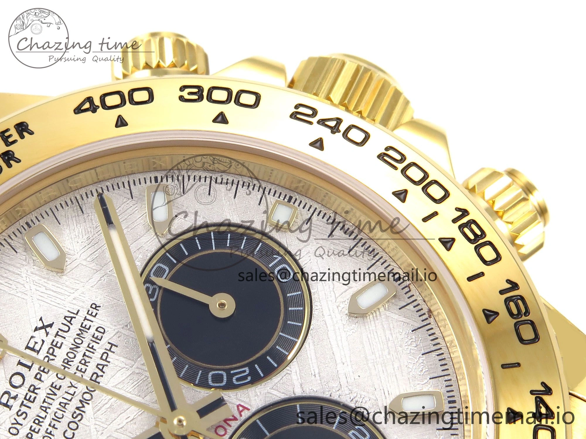 Daytona 116508 N6F 1:1 Best Edition Meteorite Dial on YG Bracelet SA4130