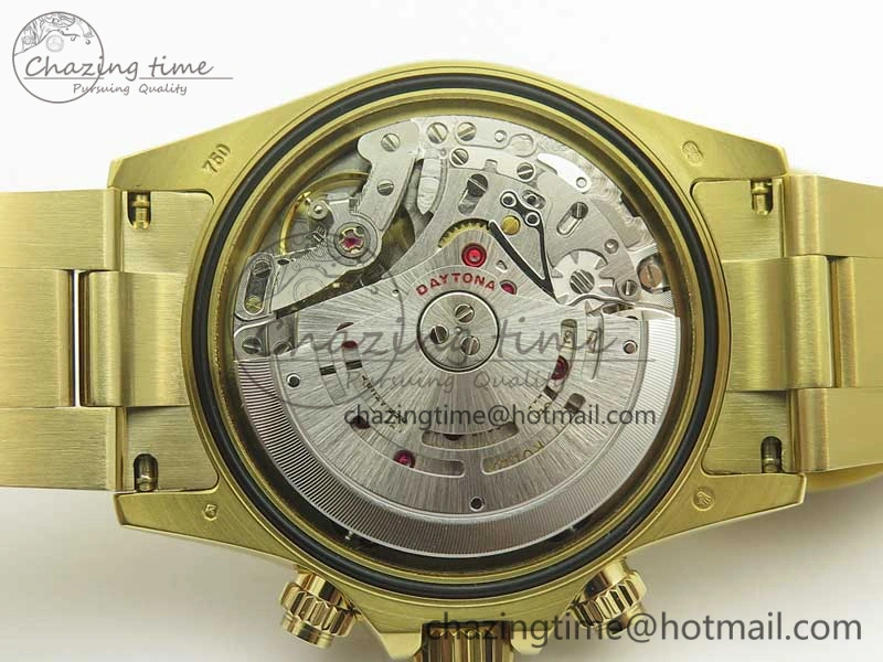 Daytona 116508 Paul Newman ARF 1:1 Best Edition YG Plated 904L SS Case and Bracelet Black Dial A4130 Super Clone