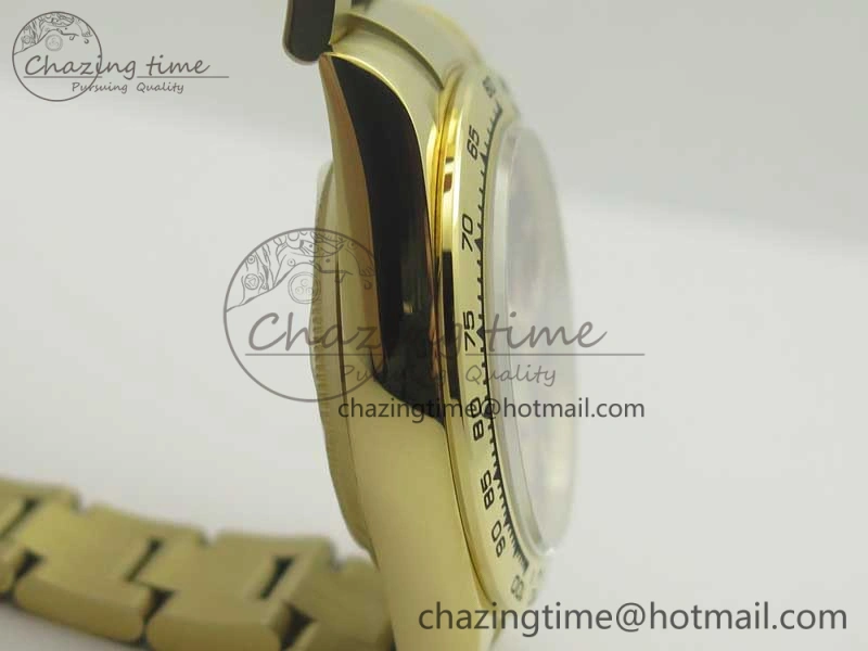 Daytona 116508 Paul Newman ARF 1:1 Best Edition YG Plated 904L SS Case and Bracelet Black Dial A4130 Super Clone