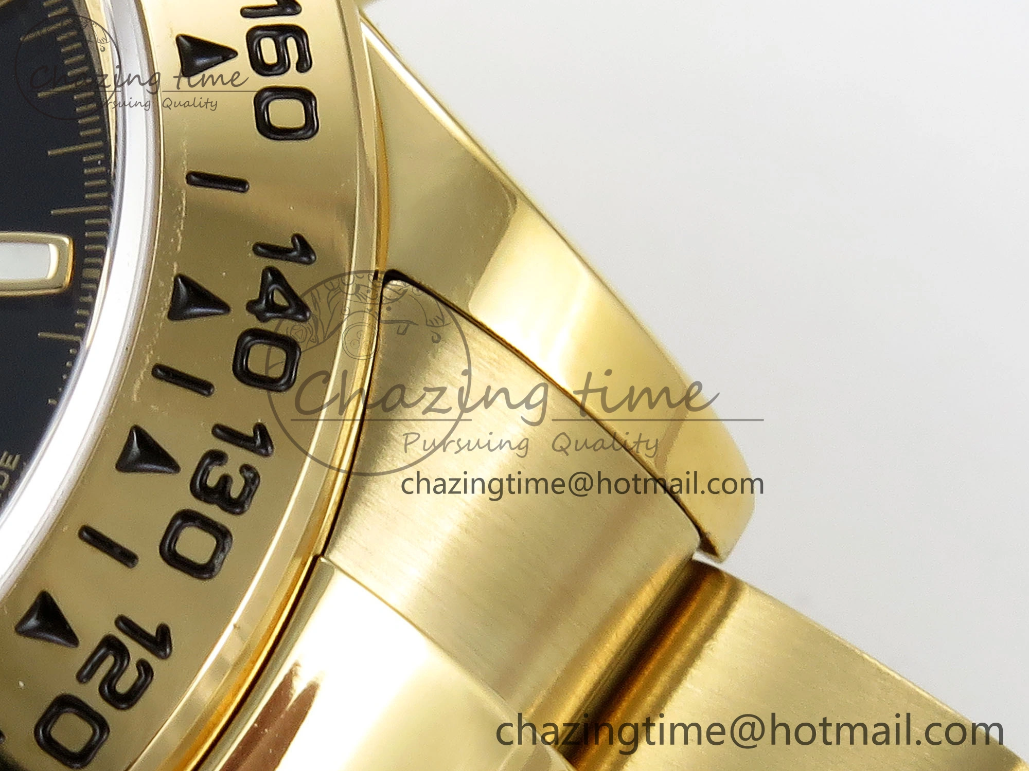 Daytona 116508 QF 1:1 Best Edition Black Dial on YG Bracelet SH4130 V3 (Gain Weight)