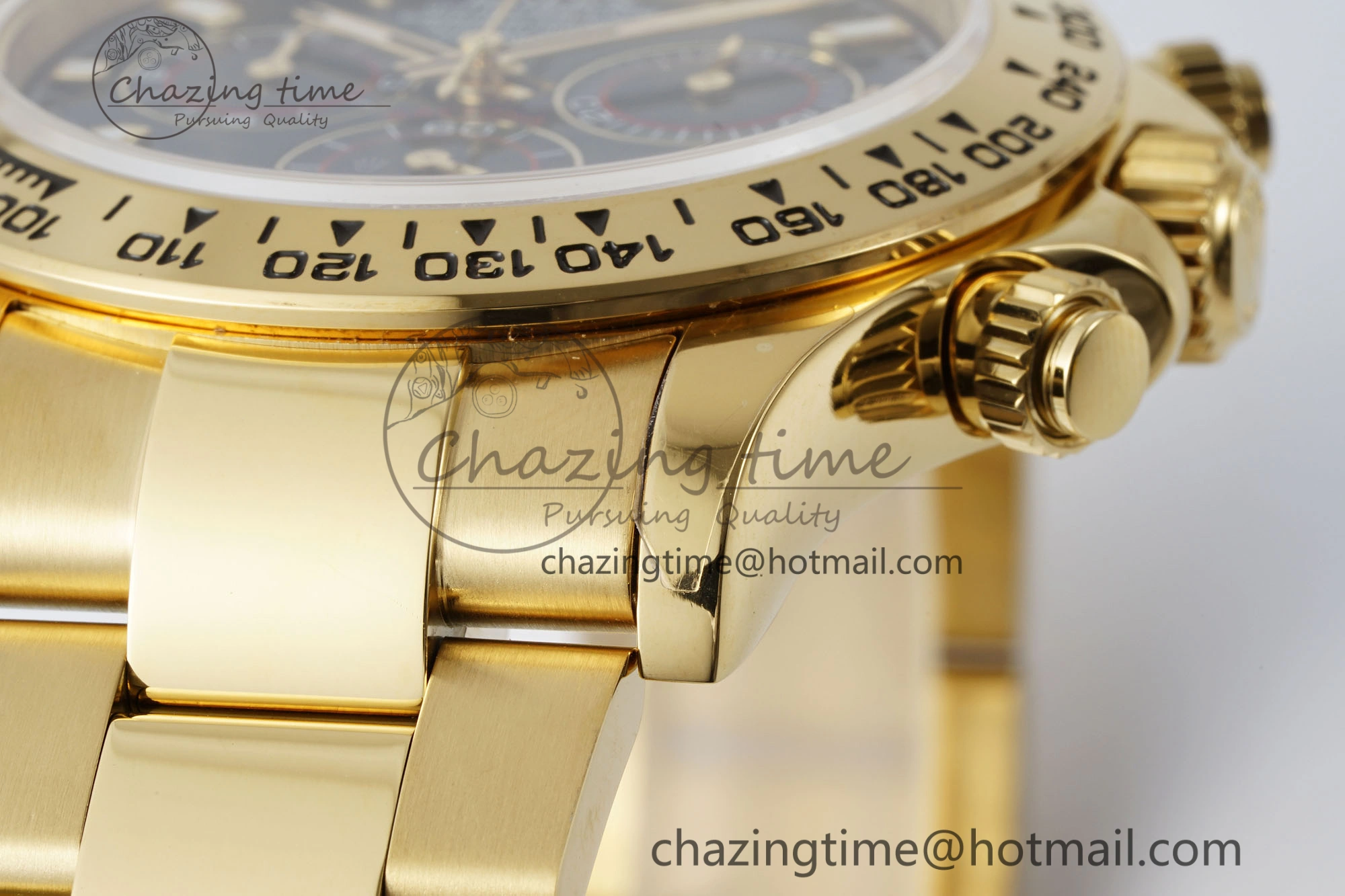 Daytona 116508 QF 1:1 Best Edition Green Dial on YG Bracelet SA4130 V2