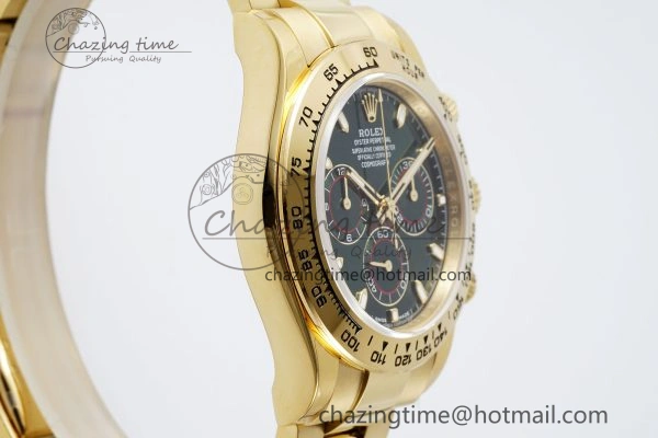 Daytona 116508 QF 1:1 Best Edition Green Dial on YG Bracelet SA4130 V2