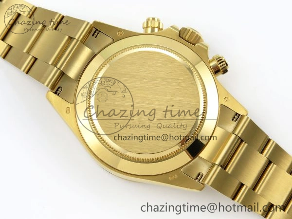 Daytona 116508 QF 1:1 Best Edition Green Dial on YG Bracelet SH4130 V3 (Gain Weight)