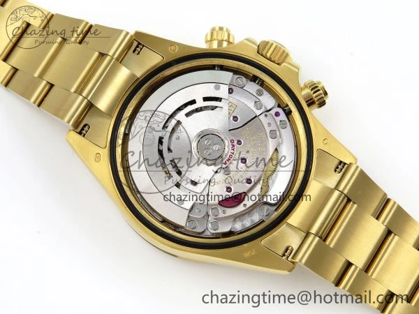Daytona 116508 QF 1:1 Best Edition Green Dial on YG Bracelet SH4130 V3 (Gain Weight)