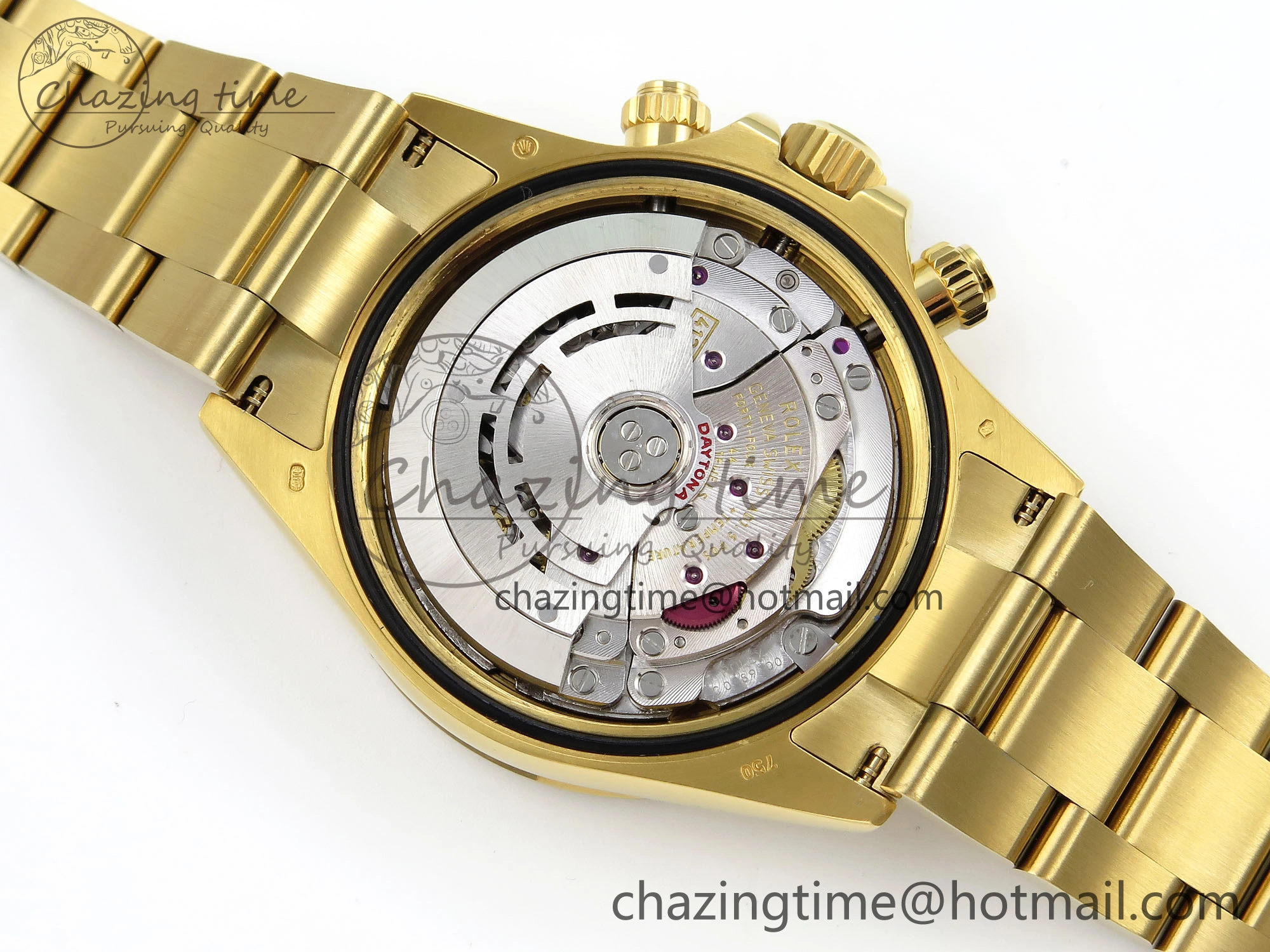 Daytona 116508 QF 1:1 Best Edition Green Dial on YG Bracelet SH4130 V3 (Gain Weight)