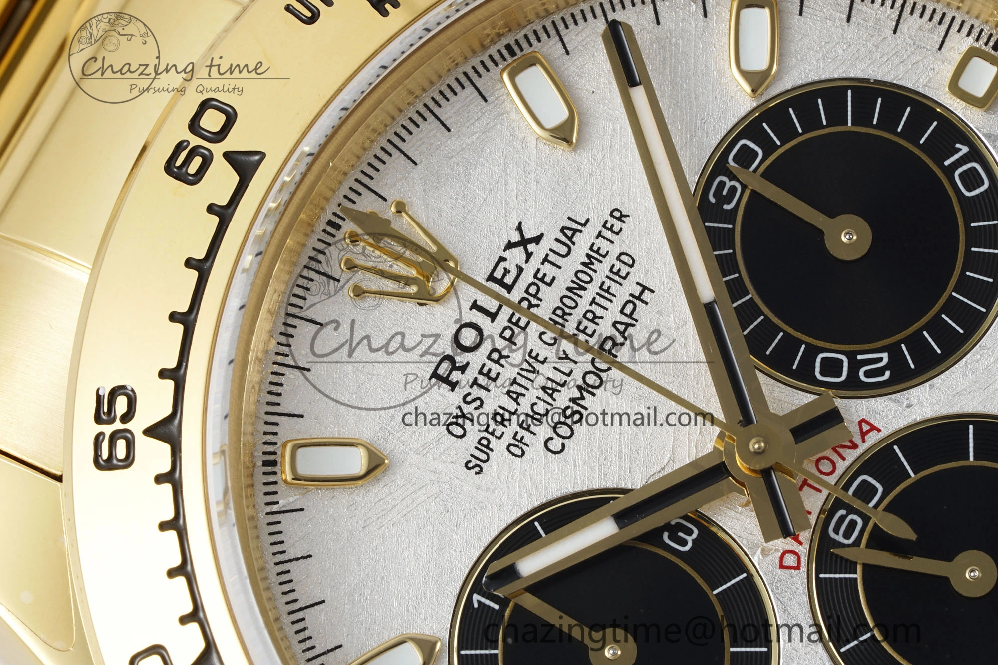 Daytona 116508 QF 1:1 Best Edition Meteorite Dial on YG Bracelet SA4130 V2