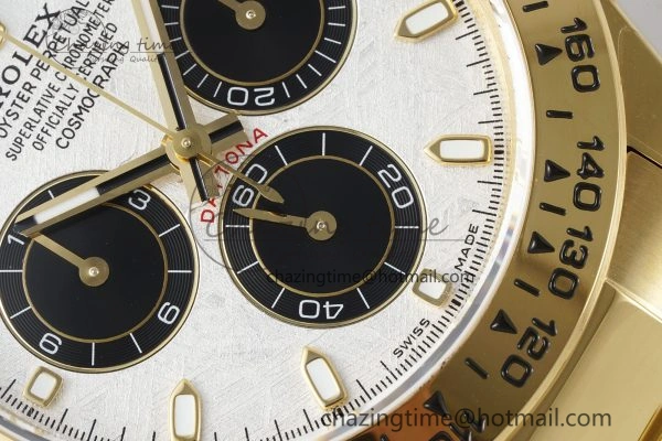 Daytona 116508 QF 1:1 Best Edition Meteorite Dial on YG Bracelet SA4130 V2