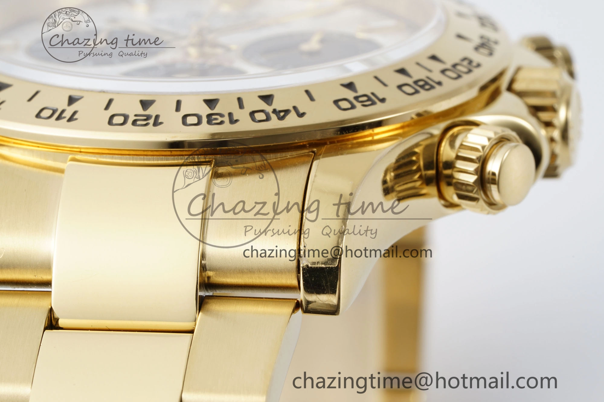Daytona 116508 QF 1:1 Best Edition Meteorite Dial on YG Bracelet SA4130 V2