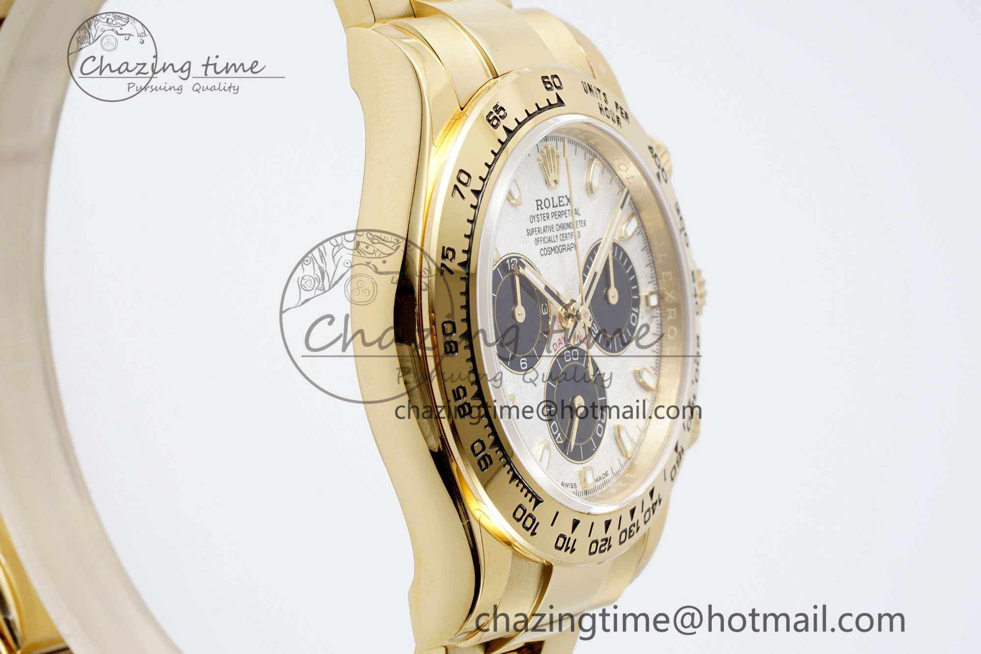 Daytona 116508 QF 1:1 Best Edition Meteorite Dial on YG Bracelet SA4130 V2